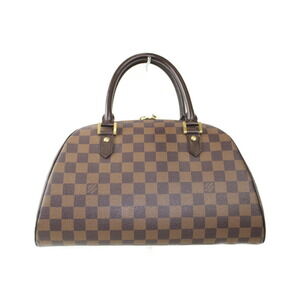 Louis Vuitton Ebene Damier Canvas Rivera Handbag Brown